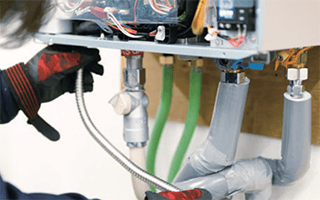 連結配管が簡単